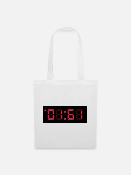 01:61 - TIME BLOCK - Stoffbeutel - Weiß