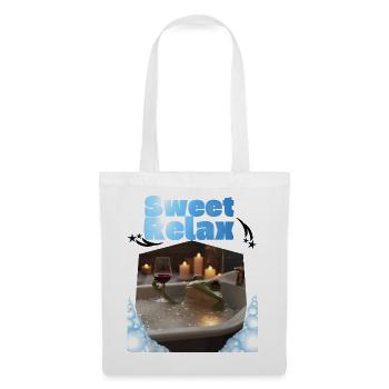 Sweet_Relax_-4500_x_5400_px- - Stoffbeutel - Weiß - Vorne