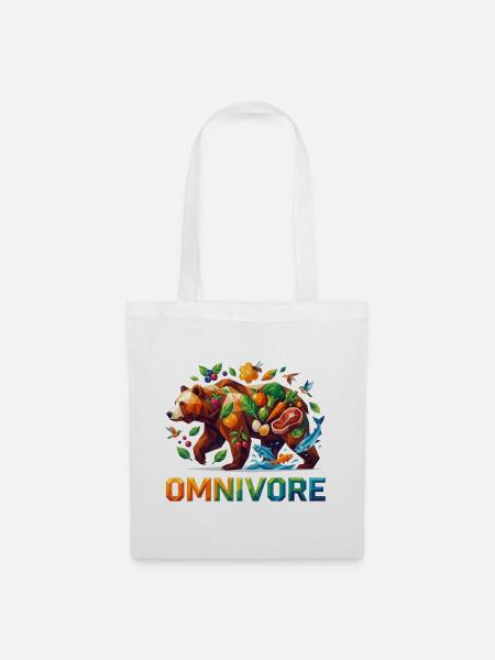 Omnivore_1 - Stoffbeutel - Weiß