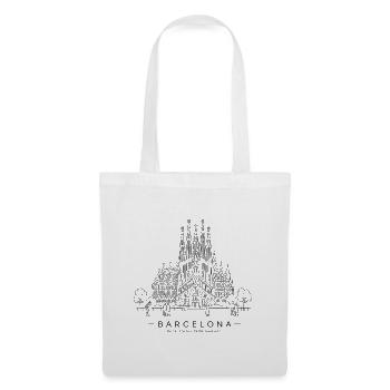 Barcelona Sagrada Familia - Stoffbeutel - Weiß - Vorne