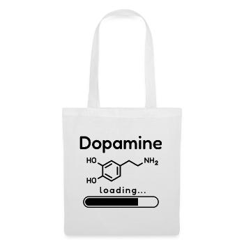 Design der Dopamin-Lademolekülchemie - Stoffbeutel - Weiß - Vorne