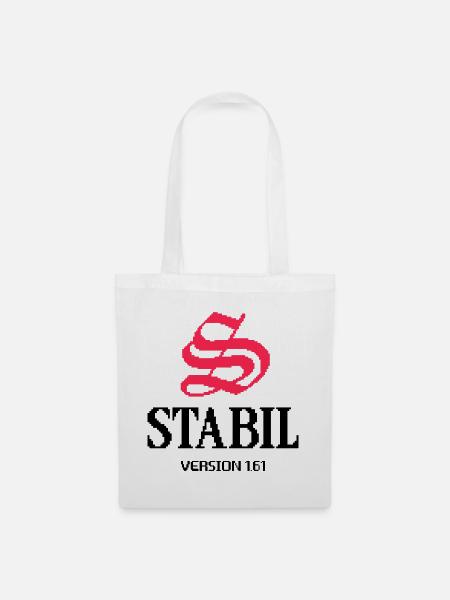 STABIL - VERSION 1.61 - Stoffbeutel - Weiß