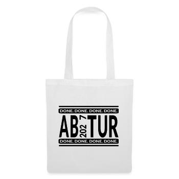 Gymnasium Abitur 2027 - Stoffbeutel - Weiß - Vorne