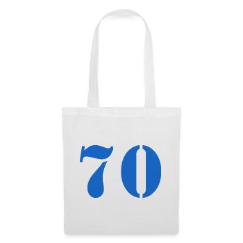 70 - Stoffbeutel - Weiß - Vorne