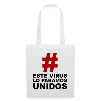 Wir stoppen dieses Virus gemeinsam - Stoffbeutel - Weiß - Vorne
