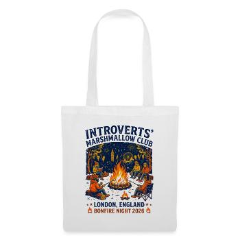 England Introverts Marshmallow Club London - Stoffbeutel - Weiß - Vorne