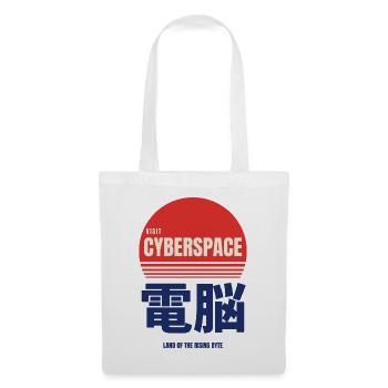 Besuchen Sie Cyberspace Land Of The Rising Byte - Stoffbeutel - Weiß - Vorne