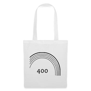 400 Meter Laufbahn - Stoffbeutel - Weiß - Vorne