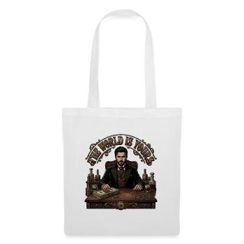 The_World_is_yours_-_Steampunk - Stoffbeutel - Weiß - Vorne