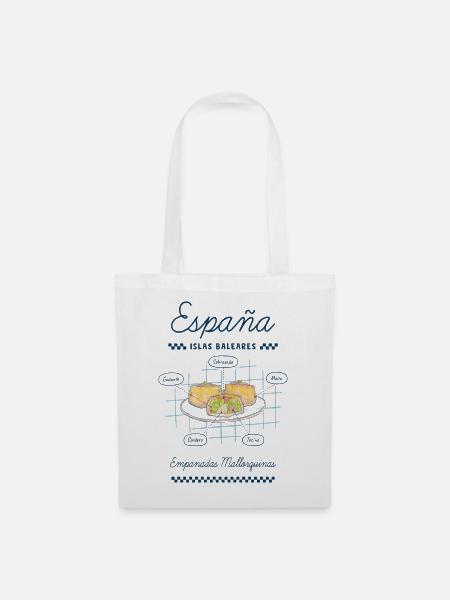 Mallorquinische Empanadas - Stoffbeutel - Weiß