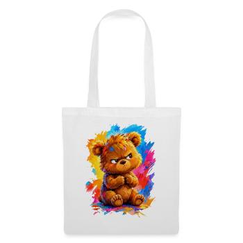 Teddy - Stoffbeutel - Weiß - Vorne