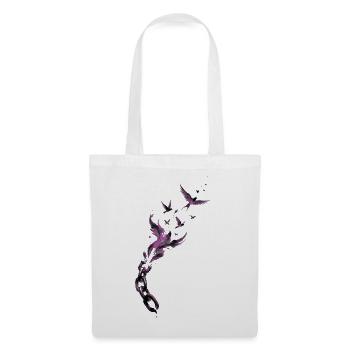 Purple Chain Wings Release - Stoffbeutel - Weiß - Vorne