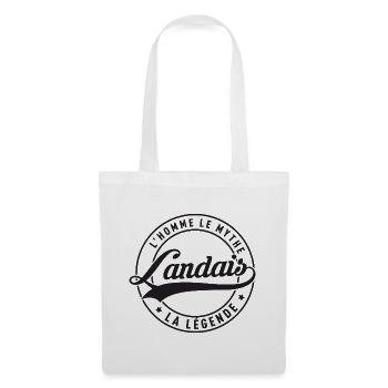 Ich homme le mythe landais la légende T-Shirt, Cad... - Stoffbeutel - Weiß - Vorne