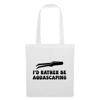 Aquarist Aquascaping - Stoffbeutel - Weiß - Vorne