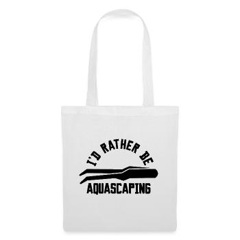 Aquarist Aquascaping Spruch - Stoffbeutel - Weiß - Vorne