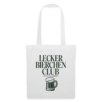 Lecker Bierchen Club - Stoffbeutel - Weiß - Vorne
