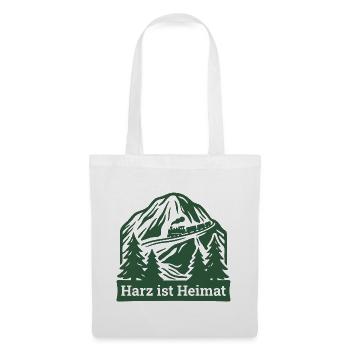 Harz ist Heimat Wandern - Stoffbeutel - Weiß - Vorne