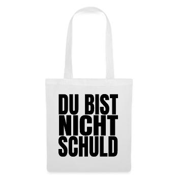 Du bist nicht schuld – Trost & Selbstwert | AMFI - Stoffbeutel - Weiß - Vorne