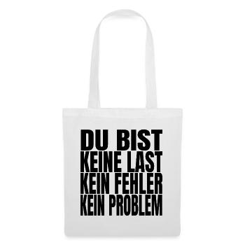 Du bist keine Last – Mutmacher & Selbstwert | AMFI - Stoffbeutel - Weiß - Vorne