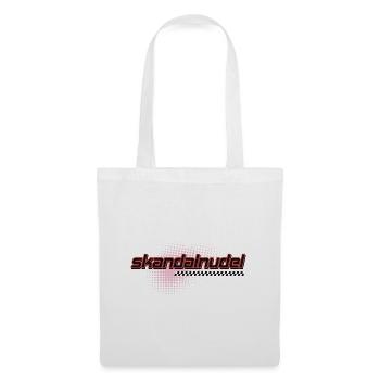 Skandalhudel Neon-Logo Retro - Stoffbeutel - Weiß - Vorne