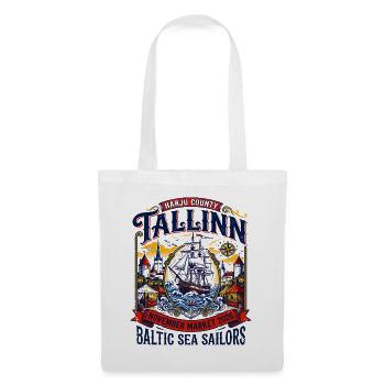 Tallinn Harju County Baltic Sea Sailors - Stoffbeutel - Weiß - Vorne