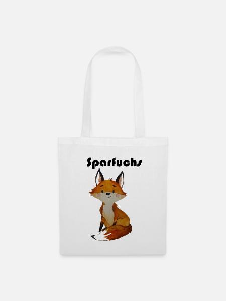 Sparfuchs - Stoffbeutel - Weiß