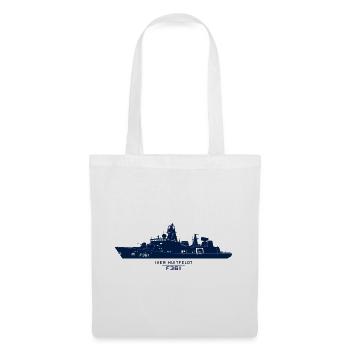 Iver Huitfeldt F361 – Minimalistische Silhouette - Stoffbeutel - Weiß - Vorne