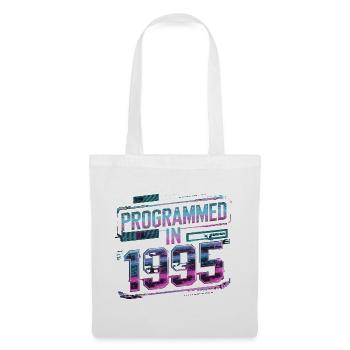  Programmiert Im Jahr 1995 Futuristischer - Stoffbeutel - Weiß - Vorne