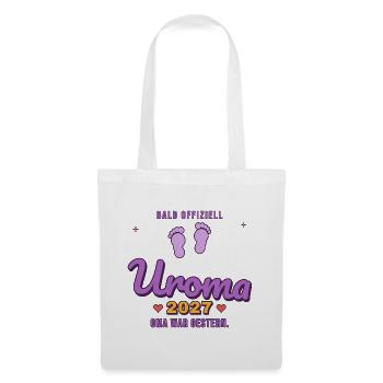 Uroma 2027 – Oma war gestern - Stoffbeutel - Weiß - Vorne