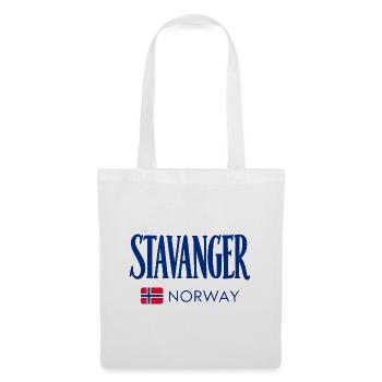 Stavanger - Norway - Norge - Norwegen - Skandinavi - Stoffbeutel - Weiß - Vorne
