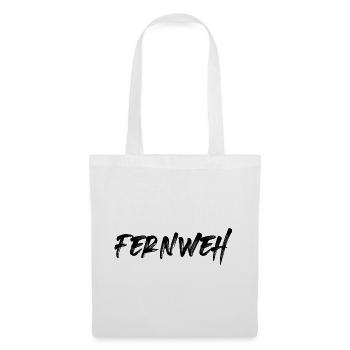 Fernweh - Stoffbeutel - Weiß - Vorne