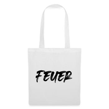 Feuer - Stoffbeutel - Weiß - Vorne