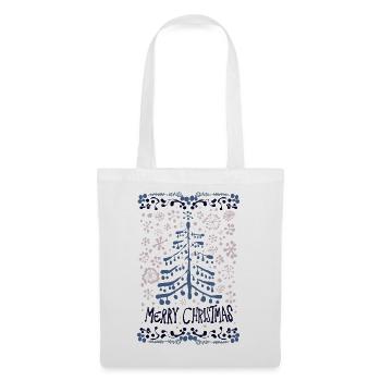 FROHE WEIHNACHTEN - Stoffbeutel - Weiß - Vorne