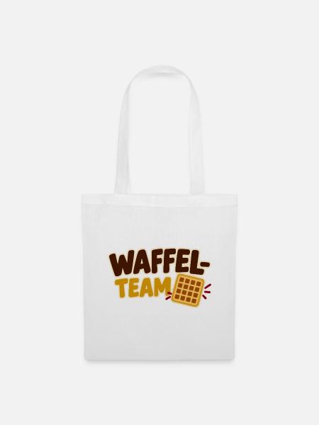 Waffel-Team Schule & Verein - Stoffbeutel - Weiß