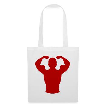 Crimson Flex Silhouette - Stoffbeutel - Weiß - Vorne