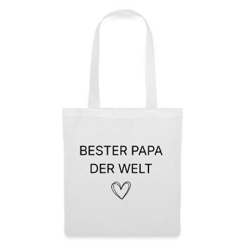 Bester Papa aller Zeiten - Stoffbeutel - Weiß - Vorne