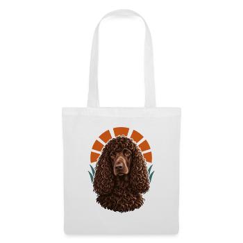 Irish Water Spaniel - Stoffbeutel - Weiß - Vorne