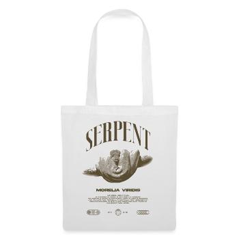 Green Tree Python Modern Reptile Keeper Streetwear - Stoffbeutel - Weiß - Vorne