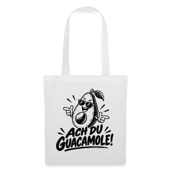 Ach du Guacamole! - Stoffbeutel - Weiß - Vorne