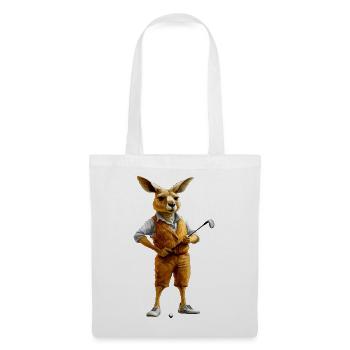 Golf Kängurus - Stoffbeutel - Weiß - Vorne
