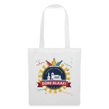 Düre Alaaf Düren Karneval Emblem Rur - Stoffbeutel - Weiß - Vorne