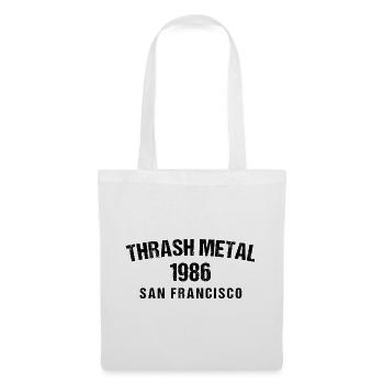 Thrash Metal 1986 San Francisco T-Shirt - Stoffbeutel - Weiß - Vorne