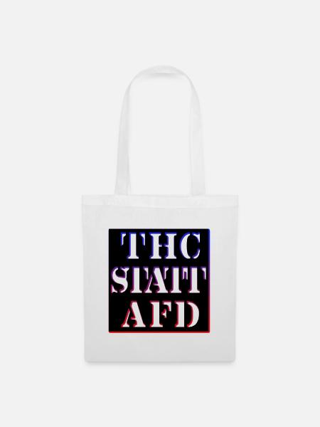THC STATT AFD - Stoffbeutel - Weiß