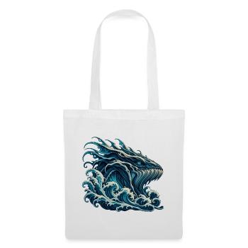 Leviathan Wellenmonster - Stoffbeutel - Weiß - Vorne