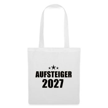 Aufsteiger 2027 - Stoffbeutel - Weiß - Vorne