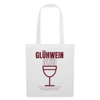 Glühwein Club Weihnachtsmarkt - Stoffbeutel - Weiß - Vorne
