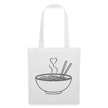 Ramen Love - Stoffbeutel - Weiß - Vorne