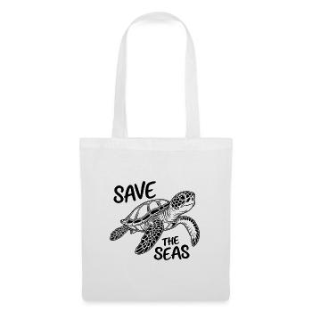 Save The Seas Turtle - Stoffbeutel - Weiß - Vorne