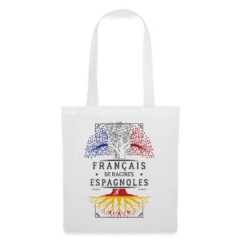 French Spanish Roots T-Shirt Geschenk H... - Stoffbeutel - Weiß - Vorne