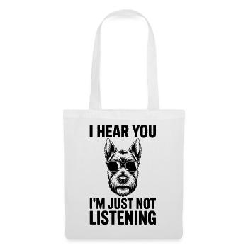 Scottish Terrier Spruch Scottish Terrier Geschenk  - Stoffbeutel - Weiß - Vorne